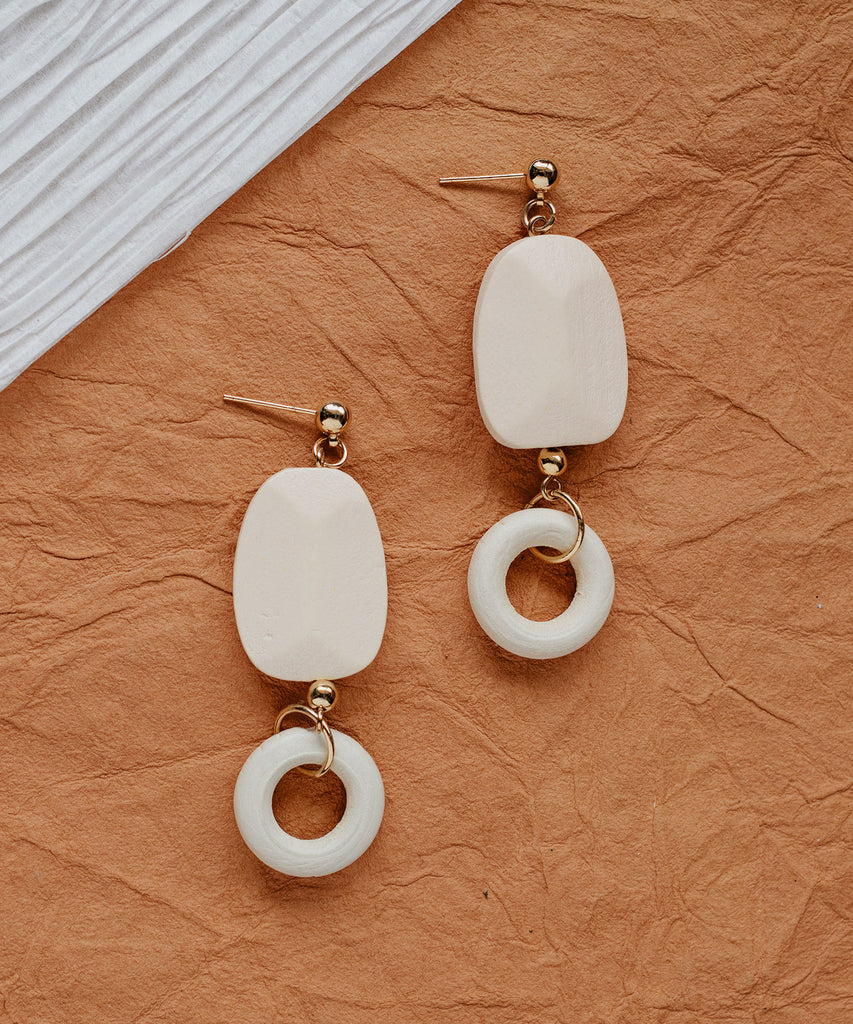 Tulsa Wood Drop Earrings