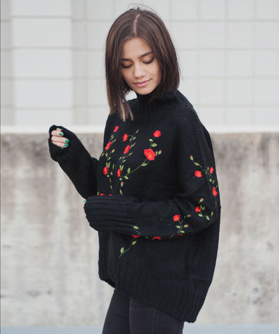 Florentine Embroidered Sweater