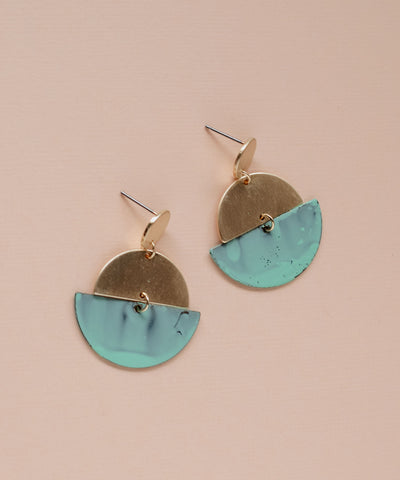 Raleigh Crescent Drop Earrings