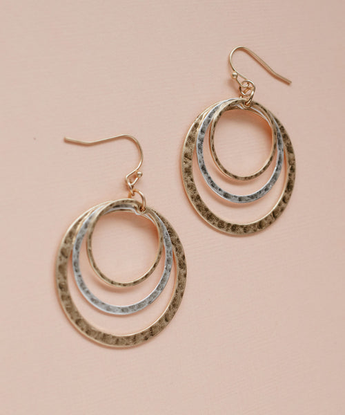 Kent Drop Hoop Earrings