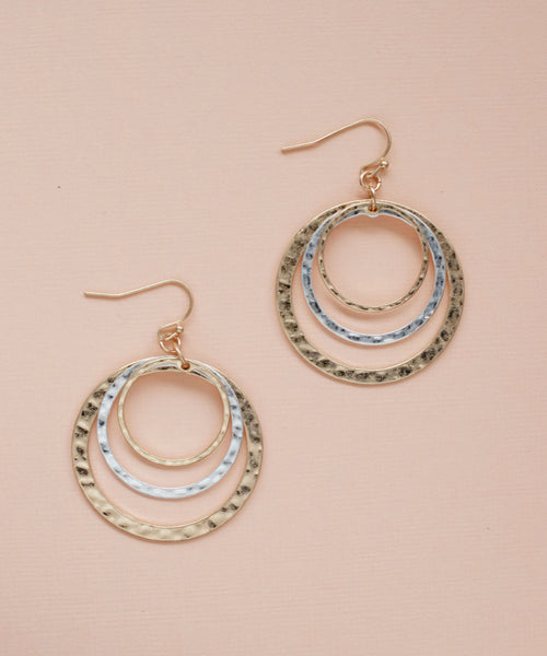 Kent Drop Hoop Earrings