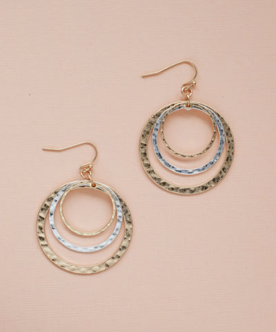 Kent Drop Hoop Earrings