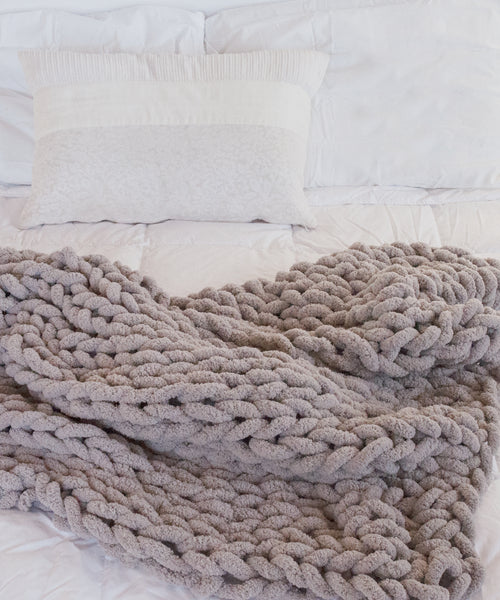 Chunky Knit Blanket