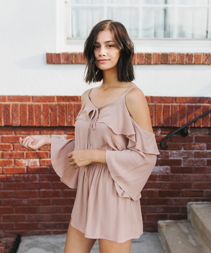 Arden Cold Shoulder Romper