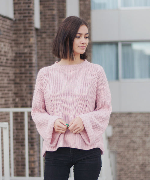 Marcella Distressed Knit Sweater