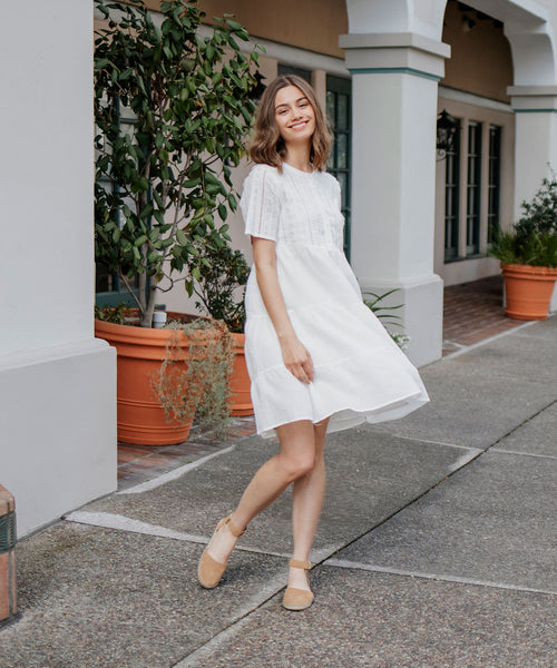 Fern Embroidered Dress