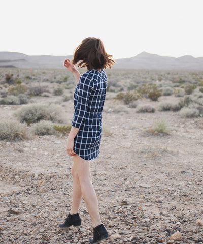 Frey Checkered Dress