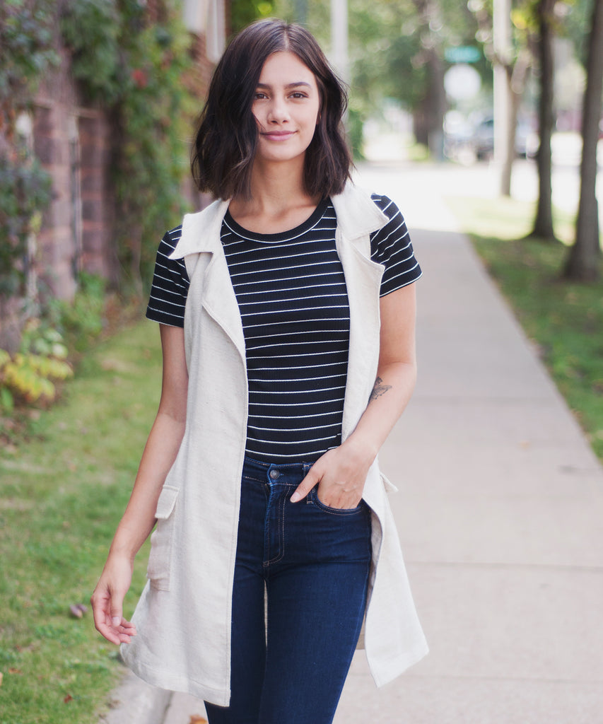 Marion Collared Vest