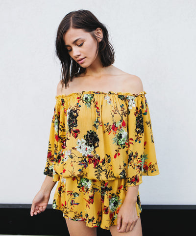 Mia Floral Romper
