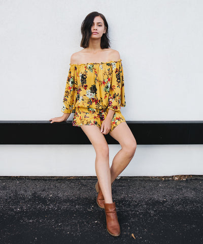 Mia Floral Romper