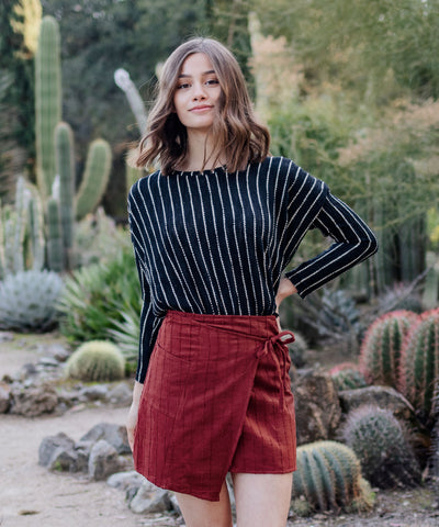 Sedona Woven Wrap Skirt