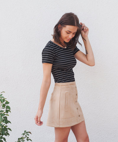 Dakota Suede Skirt