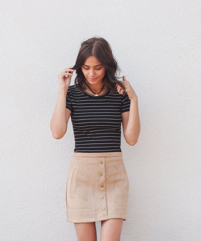 Dakota Suede Skirt