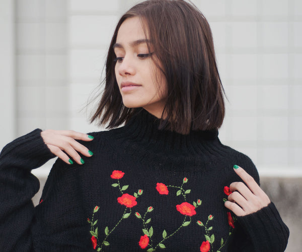 Florentine Embroidered Sweater