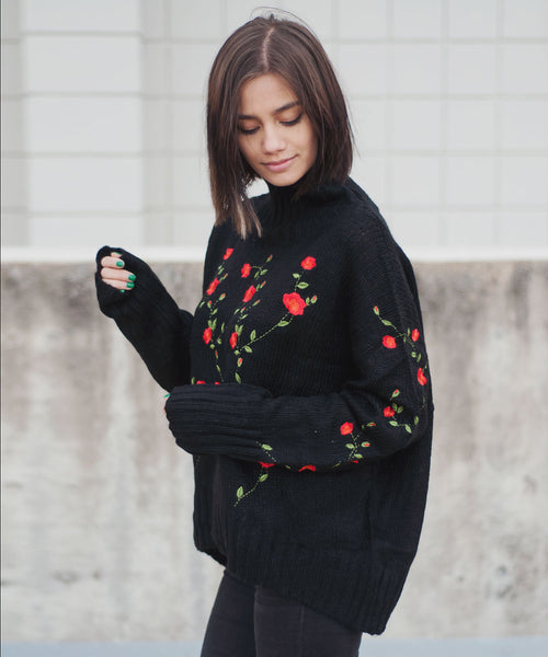 Florentine Embroidered Sweater
