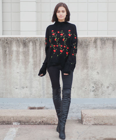 Florentine Embroidered Sweater