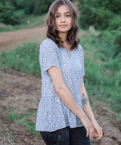 Ingrid Floral Peplum Top