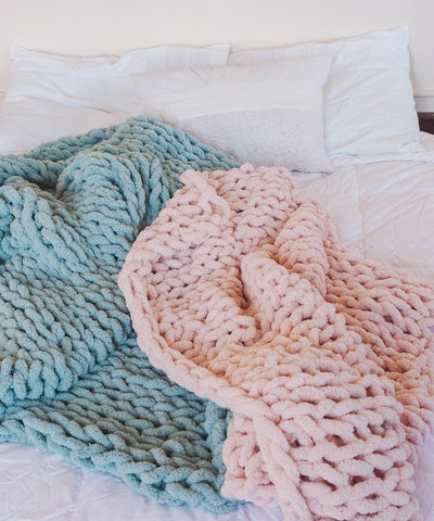 Chunky Knit Blanket