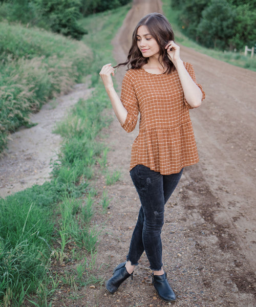 Louisa Peplum Top