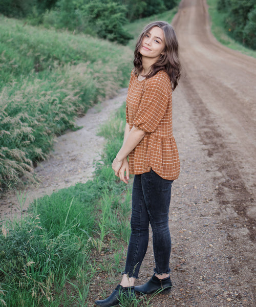 Louisa Peplum Top