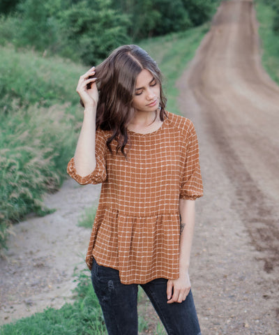 Louisa Peplum Top