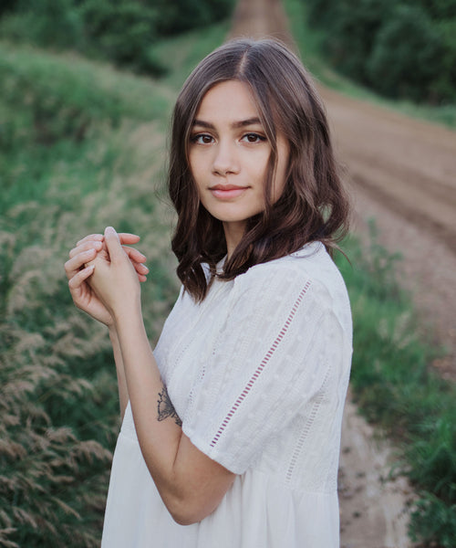 Fern Embroidered Dress