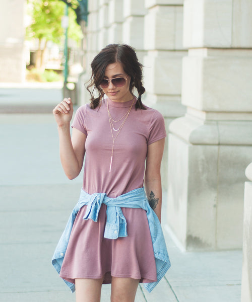 Willow Swing Dress in Rose
